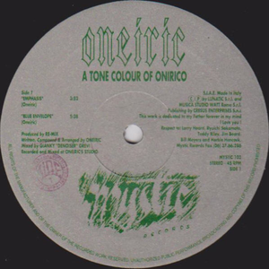 A Tone Colour Of Onirico